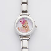 Personalized Women's Photo Silver Watch - 14900D