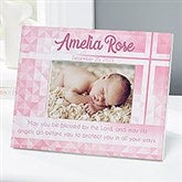 Personalized Christening Photo Frame - May You Be Blessed - 14931