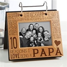 Personalized Photo Flip Picture Album - Reasons Why - For Him - 14944