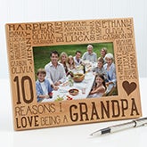 Personalized Wood Picture Frame For Him - Reasons Why - 14946