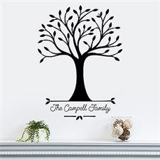Personalized Family Vinyl Wall Art - Our Roots - 14975