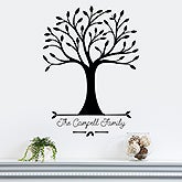 Personalized Family Vinyl Wall Art - Our Roots - 14975