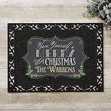 Personalized Doormat - Merry Little Christmas - 14987
