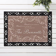 Personalized Doormat - Family Blessings  - 14994