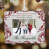 Personalized Christmas Ornament - Christmas Blessings Frame - 15068