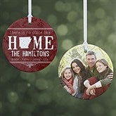 Personalized State Photo Christmas Ornament - State Of Love  - 15083