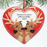 Personalized Couple Christmas Ornament - Forever In Love - 15093
