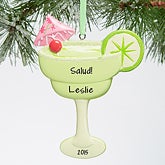 Personalized Margarita Christmas Ornament - 15102