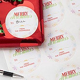 Personalized Gift Stickers - Holiday Wishes - 15113