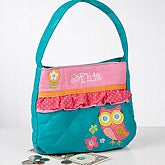 Personalized Girls Purse - Loveable Owl - 15139