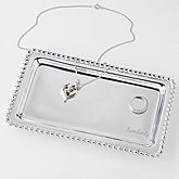 Personalized Mariposa Jewelry Tray - String of Pearls - 15175