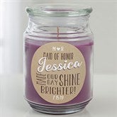 Personalized Scented Candle Jar - My Bridesmaid - 15230