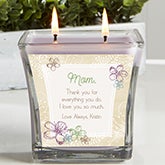 Personalized Scented Glass Candle For Her - 15232