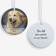 Personalized Pet Christmas Ornament - 2-Sided Pet Photo - 15249