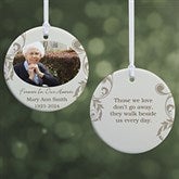 Personalized Photo Memorial Christmas Ornament - In Loving Memory - 2-Sided - 15250