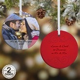 Personalized 2-Sided Photo Ornament - 15254