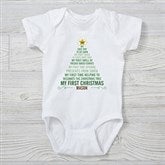 Personalized Baby's 1st Christmas Apparel - Christmas Tree - 15258