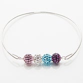 Personalized Crystal Birthstone Bracelet - 15275D