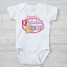 Personalized Babys First Valentines Day Apparel - 15307