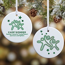 Personalized Logo Christmas Ornaments - 2 Sided - 15334