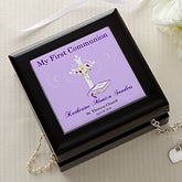 Personalized First Communion Jewelry Memory Box - 1537