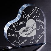 Personalized Heart Keepsake - Together We Make A Family - 15371