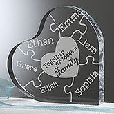 Personalized Heart Keepsake - Together We Make A Family - 15371