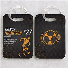 Personalized Luggage Tag Set - Sports Enthusiast - 15442