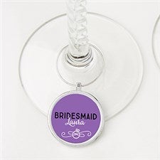 Personalized Wine Charm - Bachelorette - 15456