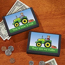 Personalized Wallet - Tractor Time - 15489