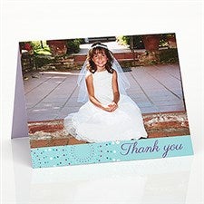 Personalized Religious Thank You Cards - God Bless - 15507