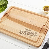 Personalized Maple Cutting Board - Her Kitchen - 15569