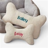 Personalized Dog Bone Pet Pillow - 15594