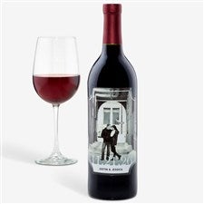Personalized Our Wedding Photo Wine Bottle Labels - 15611