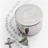 Engraved Religious Rosary Case - Confirmation - 15637