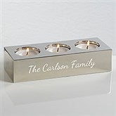 Personalized You Name It 3 Tea Light Candle Holder - 15663