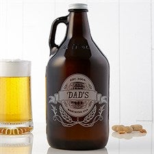 Personalized Beer Growler - Dad's Brewing Co. 64oz. - 15673