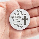 Personalized Cross Pocket Token - Blessing - 15685