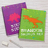 Personalized Kids Notebooks - Dinosaur - 15703