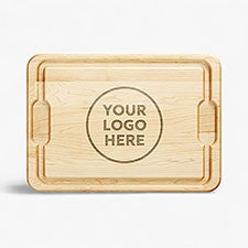 Personalized Wood Cutting Board With Your Business Logo - 15723