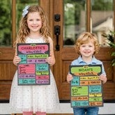 Personalized First Day Of School Dry Erase Sign - 15724