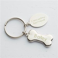 Personalized Dog Keychain - Dog Bone - 15753