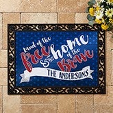 Personalized July 4th Doormat - Land Of The Free - 15773