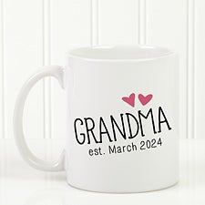 Personalized Coffee Mug - Grandparent Established - 15784
