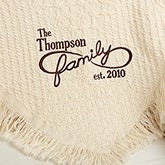 Personalized Afghan - Family Is Forever - 15802
