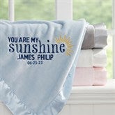 Embroidered Baby Keepsake Blanket - You Are My Sunshine - 15847