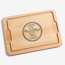 Personalized Maple Cutting Board - Circle Of Love - 15849