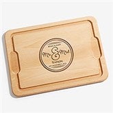 Personalized Maple Cutting Board - Circle Of Love - 15849