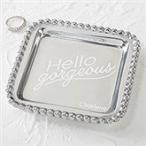 Mariposa Personalized Jewelry Tray - String of Pearls - 15861