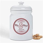 Personalized Wedding Cookie Jar - Circle Of Love - 15871